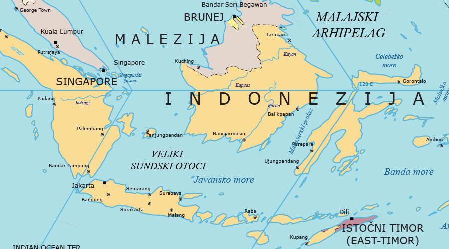 Eckert-I politička karta