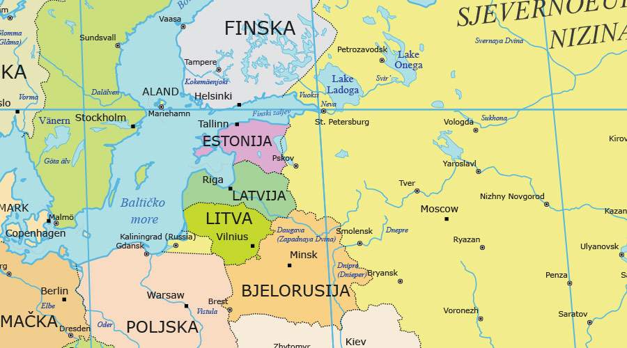 Times politička karta