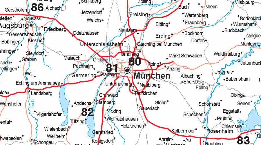 Poštanski brojevi Njemačka