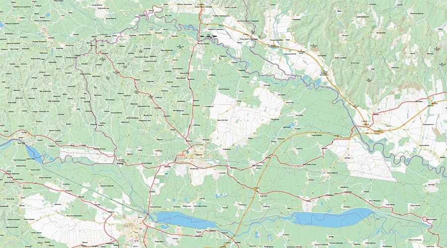 Međimurje County map