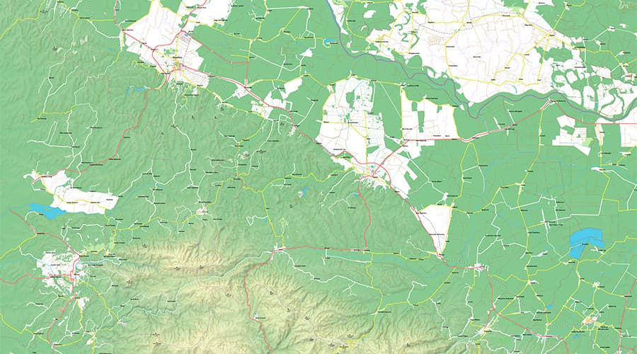 Virovitica-Podravska County map
