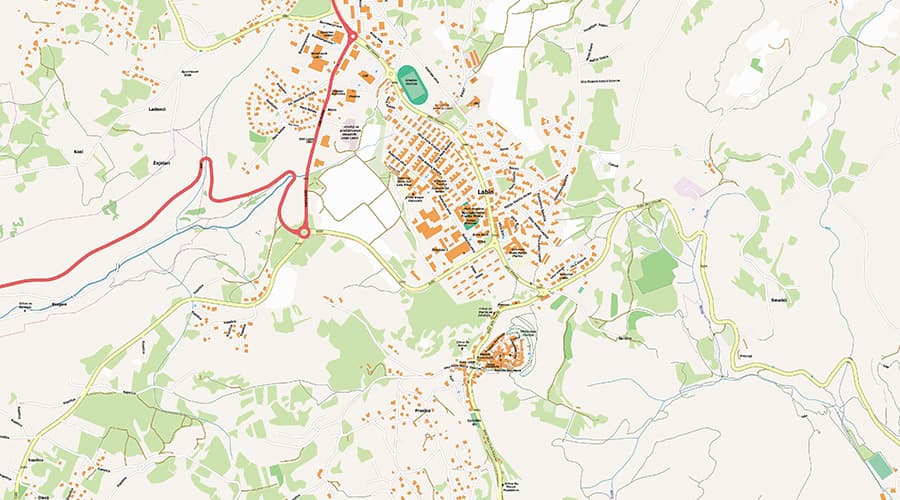 Labin city plan