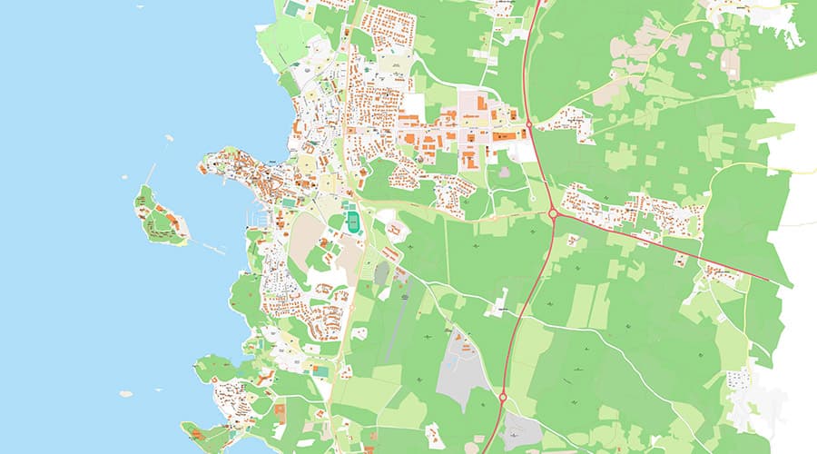 Poreč city map