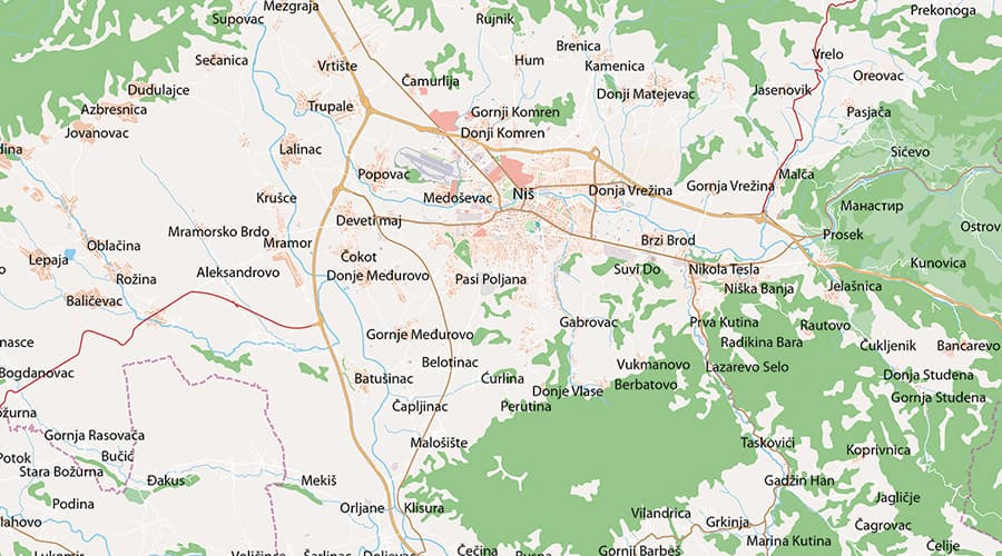 Auto karta Srbije Niš