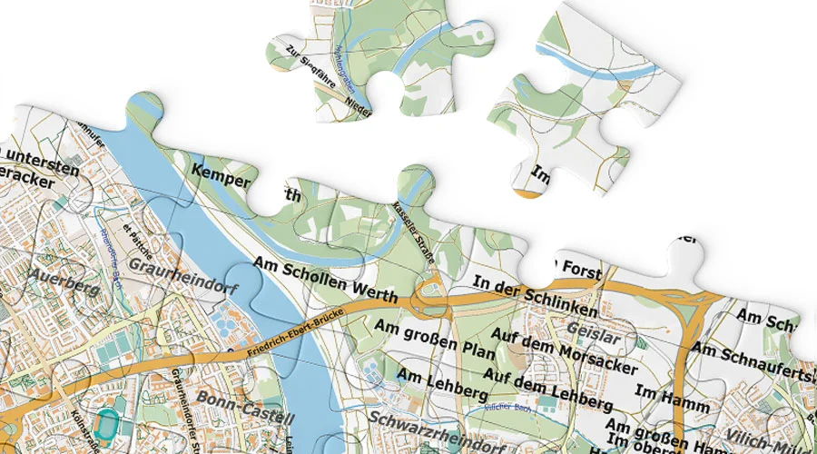 Bonn karta, puzzle 