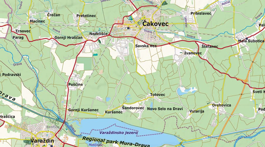 Zavičajna školska karta Međimurska županija