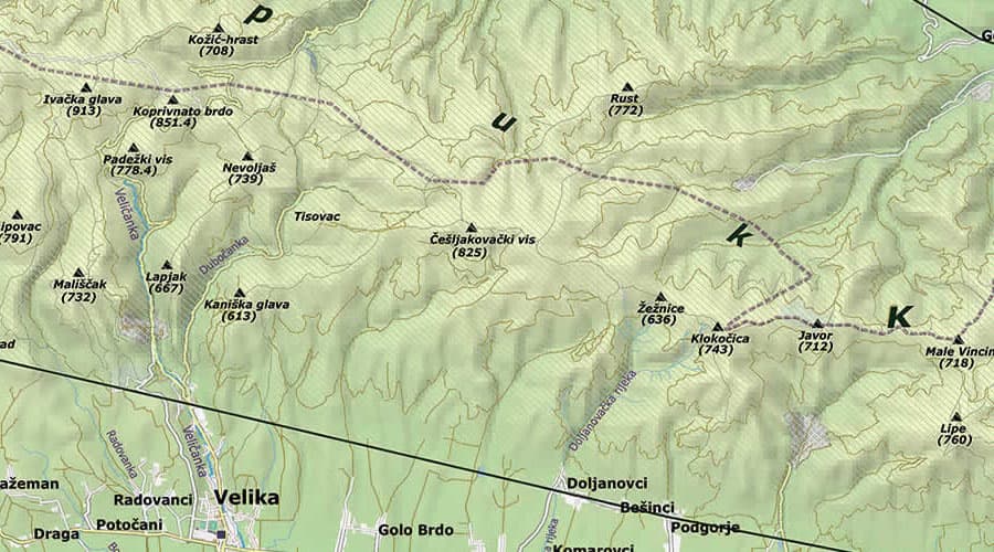 Zavičajna školska karta Požeško-slavonska županija