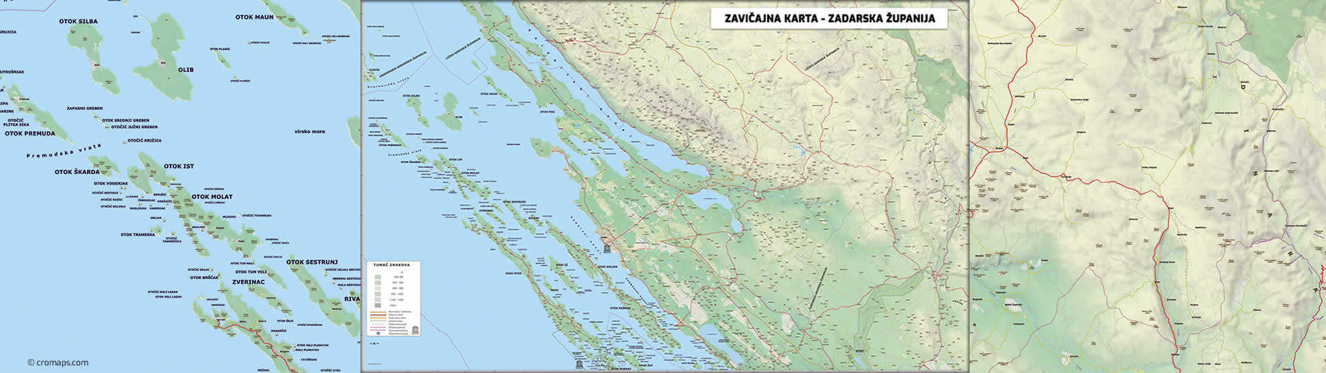 Zavičajna karta Zadarske županije